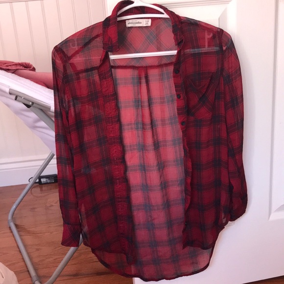 This is a Abercrombie and Fitch Flannel for girls - Picture 1 of 1